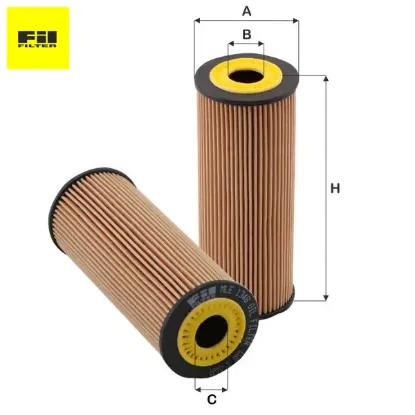 Yağ filtresi crafter-golf-lt35 1.9/2.5tdı bjk/arl  74115562/ hu726/ 2x/ l291 fıl fılter mle1348 resmi