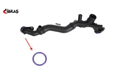 Devirdaim borusu contası  megane ıv-scenıc ıv-captur ı-kadjar-grand scenıc ıv-talısman-clıo v-koleos  210497511r/ 2104900qac ıbras  resmi