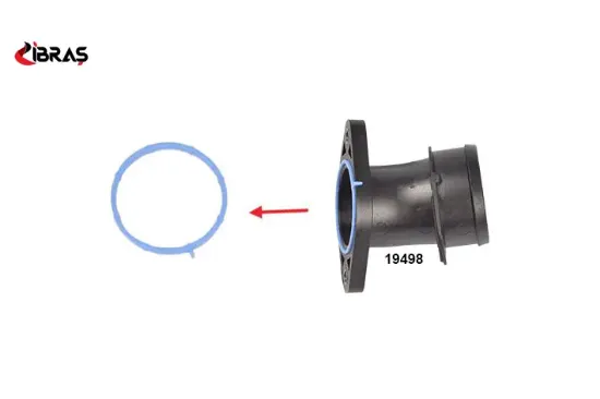 Turbo boru contası transıt v347 1749297/ CC116K686AC ıbras resmi