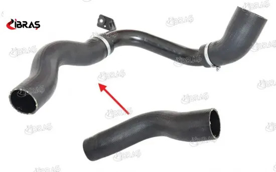 Turbo hortumu büyük metal boru hariç mondeo ıv/s/8  8g916k683ac /  1596810 ıbras  resmi