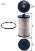 Mazot filtresi    crafter 2.5tdı bjk/bjl/bjm 06-12  2e0127177/ 2e0127159 mahle kx222d resmi