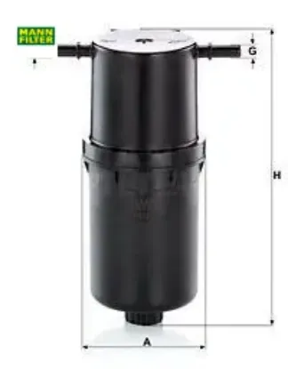 Mazot filtresi    crafter  2011->  2h0127401/ sf6040/ fcs806 mann-fılter wk9024 resmi