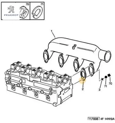 Emme manifold s2800 conta   peugeot 0348.N5 resmi