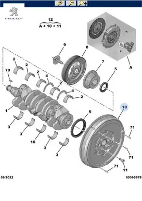 Komple volant   peugeot 0532.T4 resmi