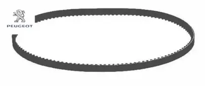 Triger kayışı 104 diş partner-106-206-307 tu3jp 21272 peugeot 0816.F2 resmi