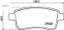 Erp 4 arka fren balatası fluence (l3_)-megane ııı hatchback (bz0/1_, b3_)-scénıc ııı (jz0/1_)  440604694r/ 440603558r/ 440603 eurorepar 1617283580 resmi