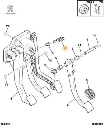 Stop müşürü peugeot 4534.29 resmi