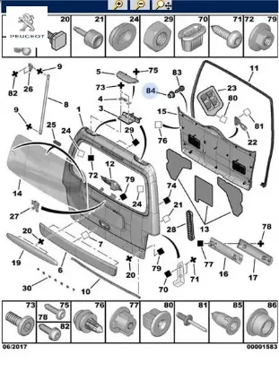 Agraf   peugeot 8565.17 resmi
