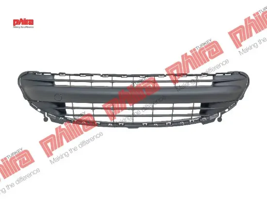 Tampon ızgarası ön alt orta siyah  207 2006>  7414qa/ 7414.Qa/  phıra 207-06102 resmi