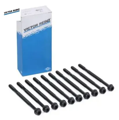 Silindir kapak civata seti(10 adet)  0204.57/ 9600597780 vıctor reınz vr-14-32079-01 resmi