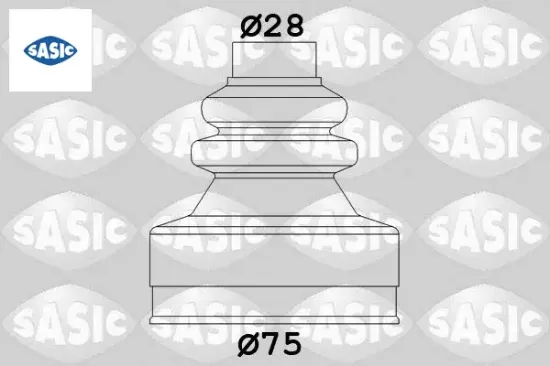 Aks körük iç boxer 1000 1400  3287.77 sasıc  resmi