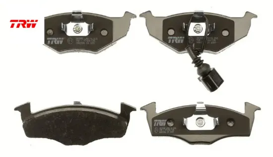 Ön fren balatası fabıa 1.4 tdı 1.9 sdı polo sedan  6q0698151b trw gdb1586 resmi