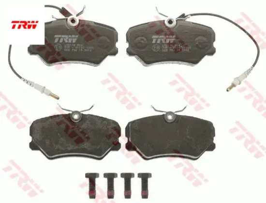 Ön fren balatası 405 ı 87-93, 405 ıı 92-99  1611458780/ 4250.87/ 4250.55 trw gdb793 resmi