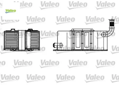 Yağ soğutucu boxer jumper 2.5td  1103.E8 Valeo 817649 resmi