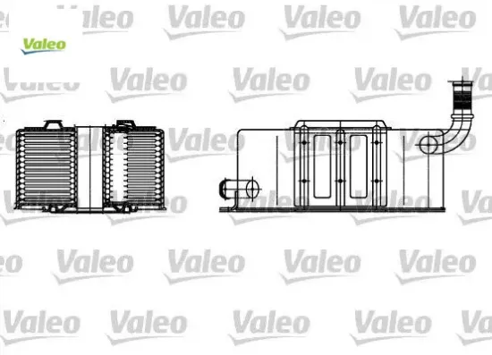 Yağ soğutucu boxer jumper 2.5td  1103.E8 Valeo 817649 resmi