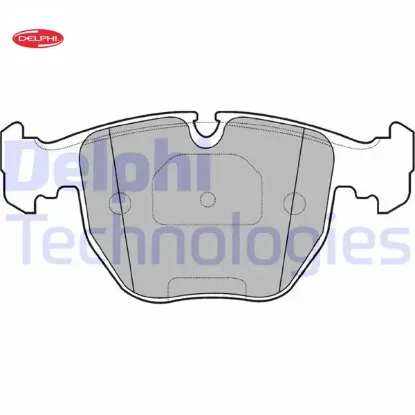 Fren balatası on bmw e39 e38 e83 e53 delphı 34116761252 resmi