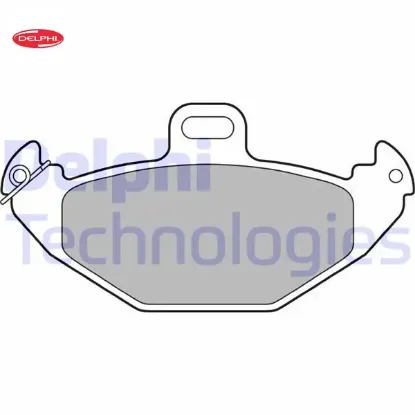 Arka fren balatası renault laguna 93 01 espace ııı 96 00 1.6 1.8 1.9dci 2.0 16v 2.2 3.0 delphı 7701205491/ 8671016192/ 8671005932 resmi