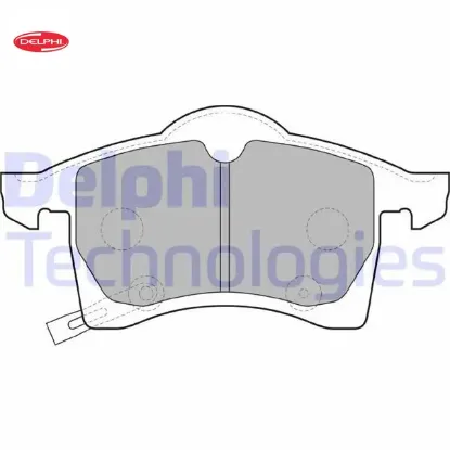 Ön balata astra g 1.8 00/05 astra h 05 zafıra 00 merıva 03 corsa c d 03 combo 04 delphı 1605957/ 1605996/ 1605009 resmi