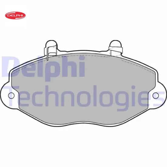 On fren balatası transıt t15 93 00 delphı 93vx2k021bb/ 1134159/ 6965580 resmi