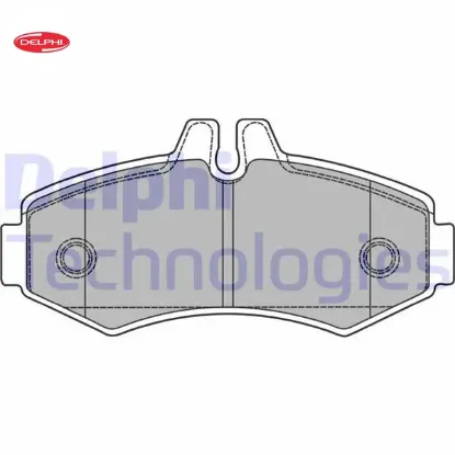 Fren balatası on vıto w638 97 03 delphı a0034205420 resmi