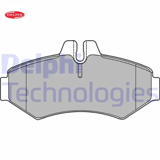 Fren balatası arka mercedes w463 b901>b904 . Vw lt 28-35-46 delphı a0004209720/ 2d0698451b resmi