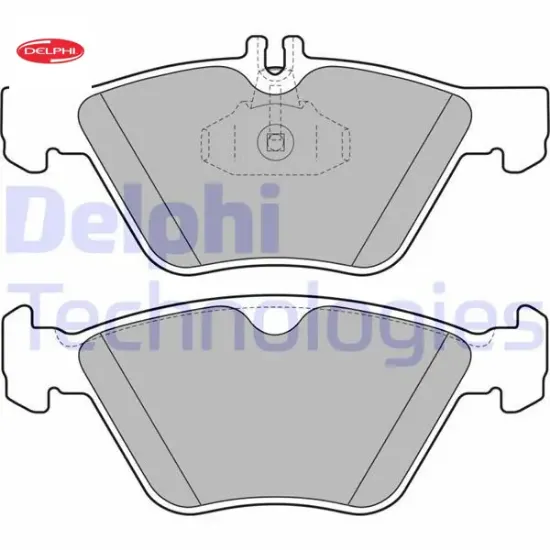 Fren balatası on w210 w211 s211 c208 a208 delphı a0044200720 resmi
