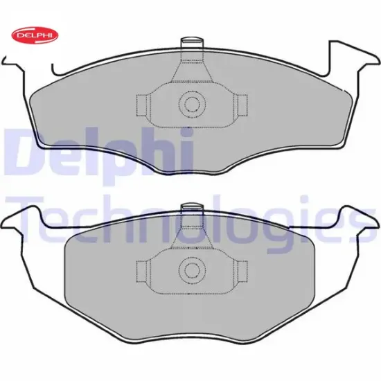 Ön balata polo 95-01 fabıa 02-14 cordoba 98-05 gdb1274 17.30 mm delphı 6n0698151/ 6n0698151c resmi