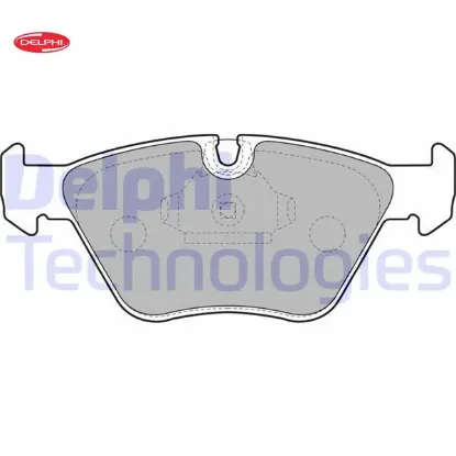 Fren balatası on bmw e39 95 03 delphı 34116761280 resmi