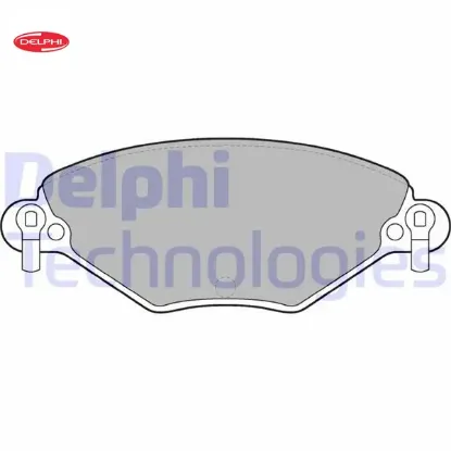 Ön fren balatası c5 01 08 4 fişli delphı 4253.46/ 1611456480/ 4251.48 resmi