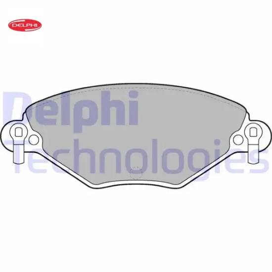 Ön fren balatası c5 01 08 4 fişli delphı 4253.46/ 1611456480/ 4251.48 resmi