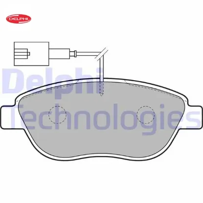 Ön balata doblo 1.3-1.9 jtd 07 g.punto 1.3 mjt 05 stılo 05 lınea-bravo 07 ıdea 1.3 05 1 fiş delphı 77364875/ 77364473/ 77363958 resmi