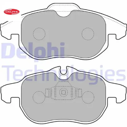 Ön fren balatası astra h 05 10 vectra c 08.02 zafıra b 05 10 9.3 02 croma 06.05 delphı 93166798/ 1605139/ 93183728/ 1605282 resmi