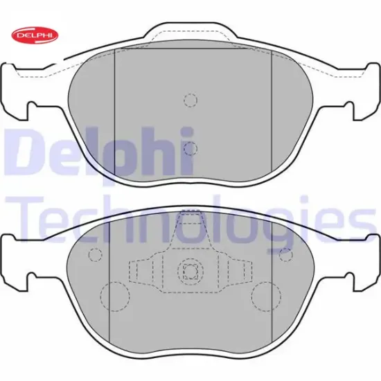On fren balatası connect 1.8tdcı 02 14 delphı 2t1j2k021aa/ 2t142k021a2c/ t121183 resmi