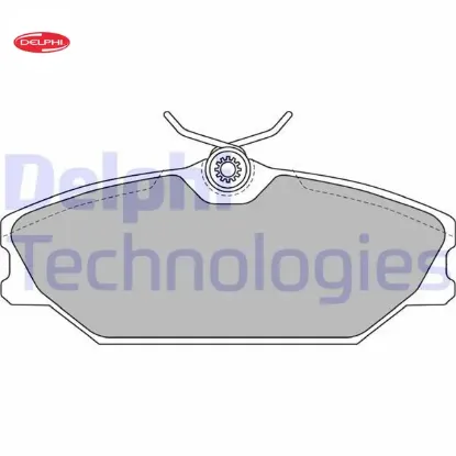 Ön fren balatası megane 99 laguna 95 scenıc 99 logan 06 safrane 96 00 delphı 7701206379/ 7701209380/ 410607125r resmi