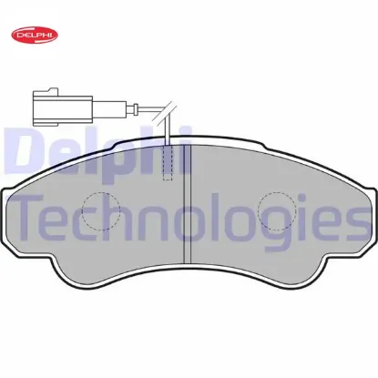 Ön fren balatası fişli boxer 02/06 jumper 02/06 ducato 02/06 b.y tip 1800 kg delphı 4254.59/ 77362216/ 4252.44/ 4252.45 resmi