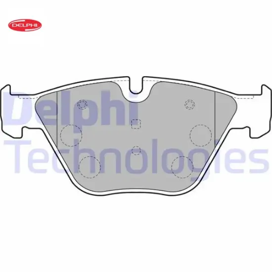 Fren balatası on e90 e91 e92 e93 e84 e89 delphı 34116794917 resmi