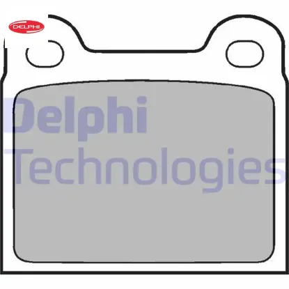 Fren balatası arka mercedes w126 c126 w116 c107 delphı a0014200620 resmi