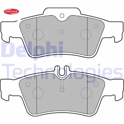 Fren balatası arka mercedes c218 c219 w211 s211 w212 s212 w221 c215 delphı a0054209320 resmi