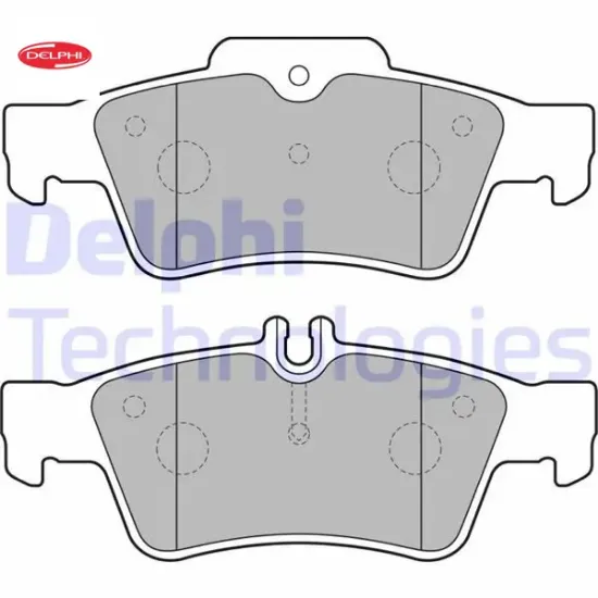 Fren balatası arka mercedes c218 c219 w211 s211 w212 s212 w221 c215 delphı a0054209320 resmi
