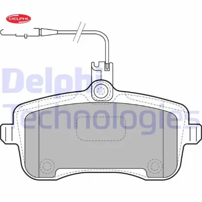 Ön balata p407 sw 1.6 2.0 hdı 2.0 1.8 16v 110 fap 05/04 delphı 4254.22/ 4253.47/ 4252.77/ 4253.35 resmi