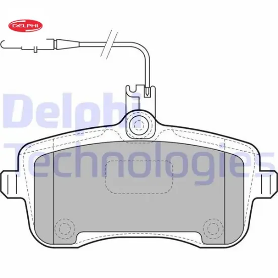 Ön balata p407 sw 1.6 2.0 hdı 2.0 1.8 16v 110 fap 05/04 delphı 4254.22/ 4253.47/ 4252.77/ 4253.35 resmi