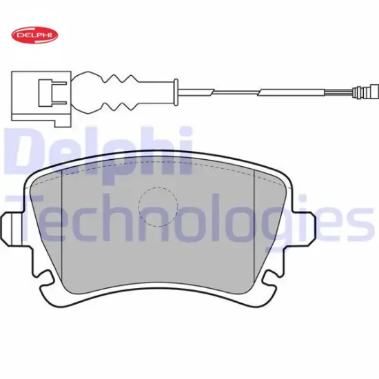 Arka balata transporter t5 t6 04 gdb1557 fişli delphı 7h0698451/ 7h0698451b/ 7h0698451a resmi