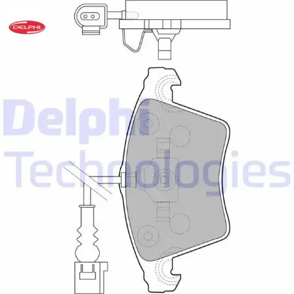 Ön balata fişli transporter t5 16 jant ym kalın 03 delphı 7h0698151/ 7h0698151b resmi