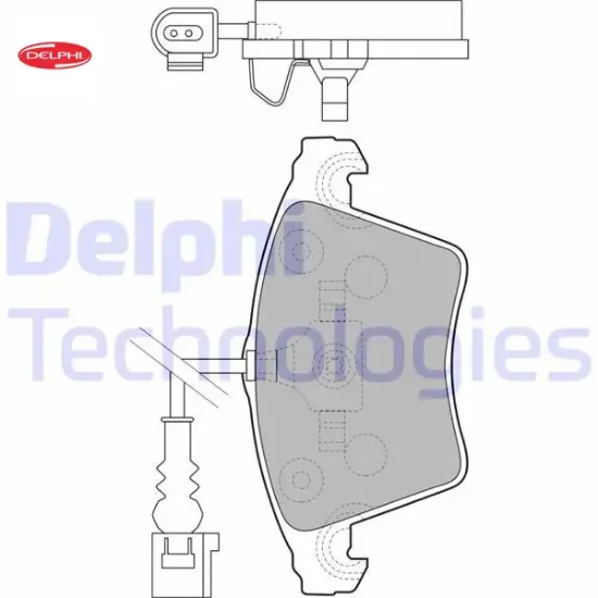 Ön balata fişli transporter t5 16 jant ym kalın 03 delphı 7h0698151/ 7h0698151b resmi