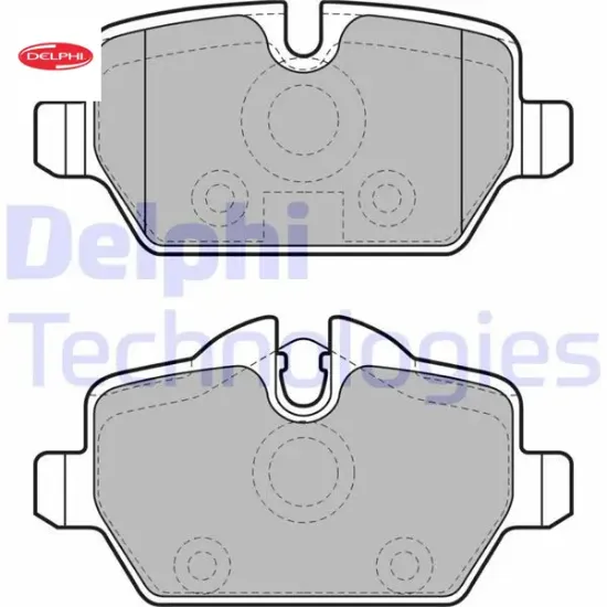 Fren balatası arka e81 e87 e90 e92 delphı 34216788183 resmi
