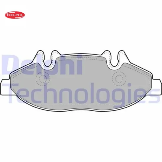 Fren balatası on vıto w639 03 delphı a0064204320 resmi