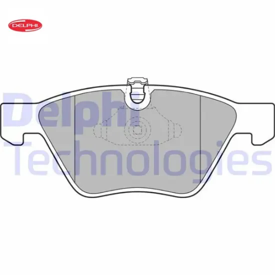 Fren balatası on e60 e61 e90 e91 e92 e93 e84 e89 delphı 34116763617 resmi
