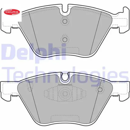 Fren balatası on bmw e81 e82 e87 e88 e90 e92 e93 delphı 34116777772 resmi