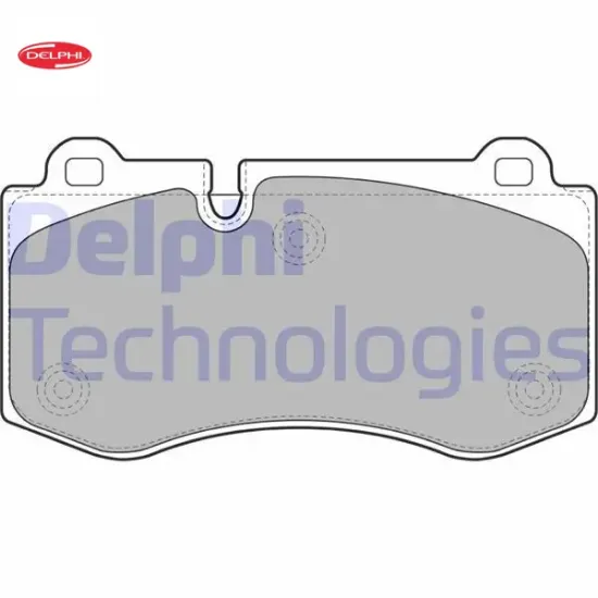 Fren balatası on w211 w221 c216 r230 delphı a0044208020 resmi