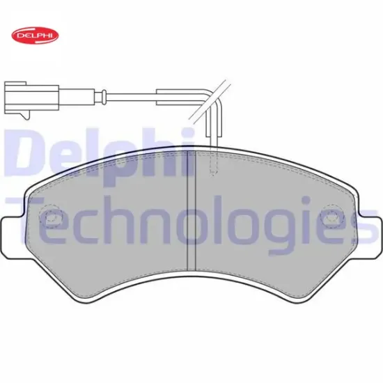 Ön fren balatası boxer-ducato-jumper 06 16 delphı 1623842580/ 4254.63/ 4254.64/ 77366021 resmi